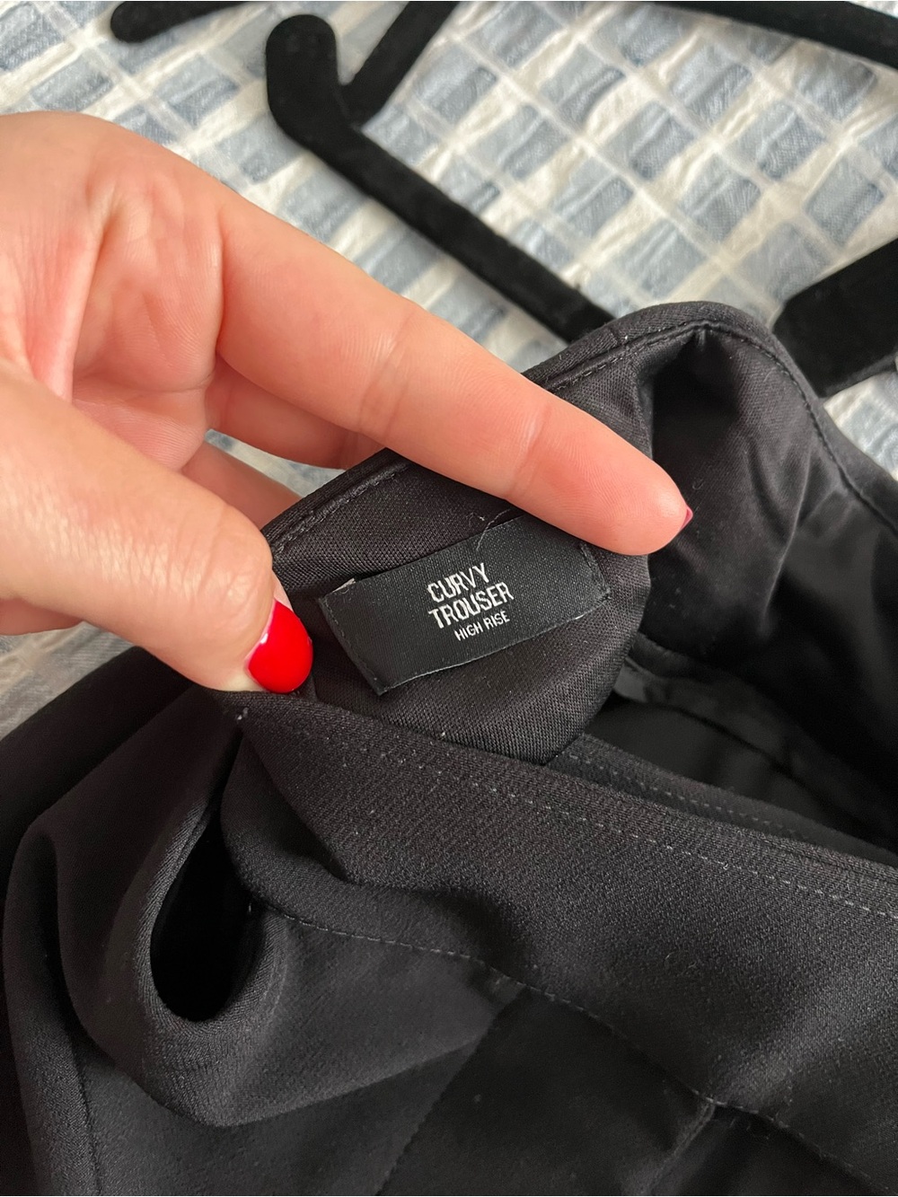Express High Rise Curvy Trouser - Picture 3 of 4